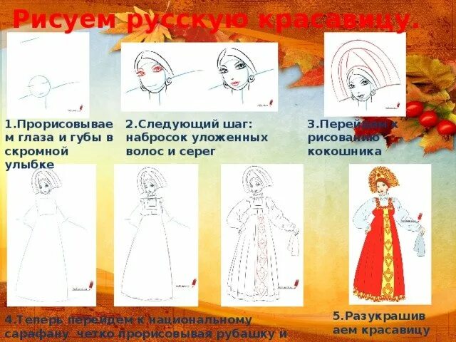 Изображение женского характера изо 2 класс