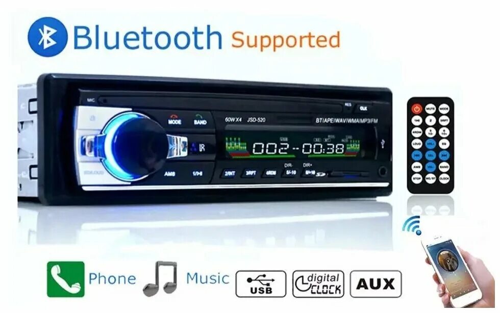 Автомагнитола usb aux bluetooth. Магнитола 60wx4 JSD-520. Bluetooth автомобильный радиоприемник, стерео mp3-плеер,. Автомагнитола Radio/USB/TF/mp3 Player BT. JSD 520 автомагнитола.