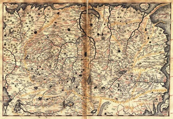 Сибирь 14 век. Тартария Ремезов. Ремезов карты Тартарии.