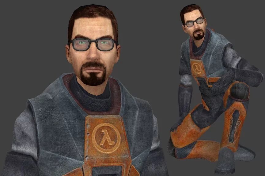 Half life player model. Half life 1 gordon freeman model.