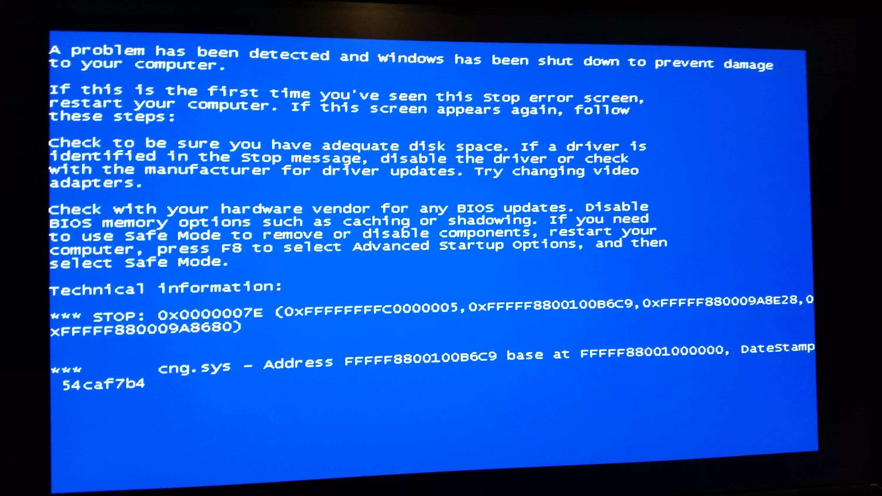 Коды ошибок win 10
