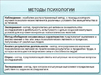 Исследование это в психологии определение