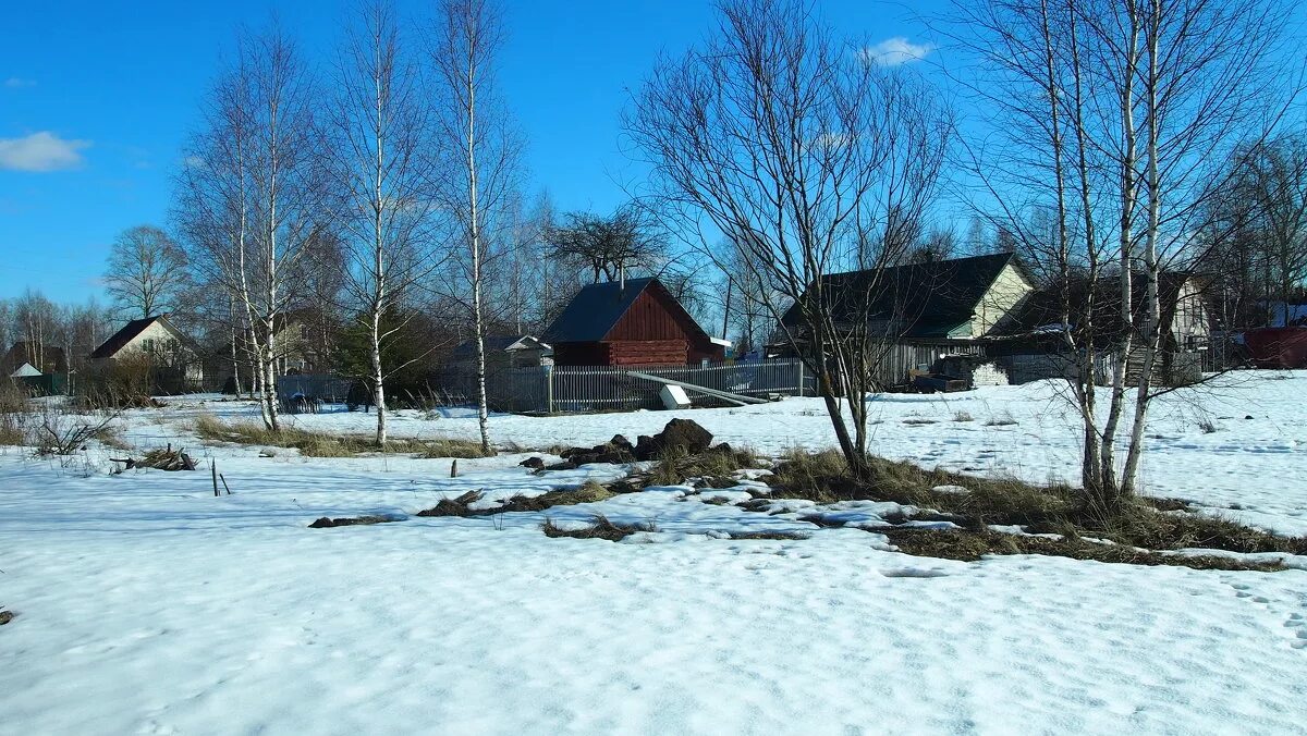 деревня весной. деревня марты. деревня весной. деревня марты. весенняя деревня.