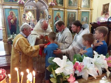 Служба в храме вознесения
