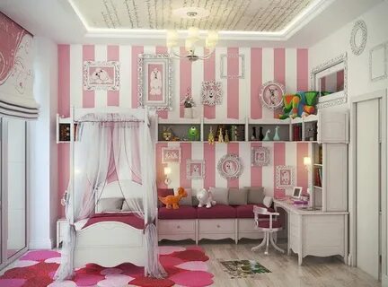 Фото интерьера детской для девочки
