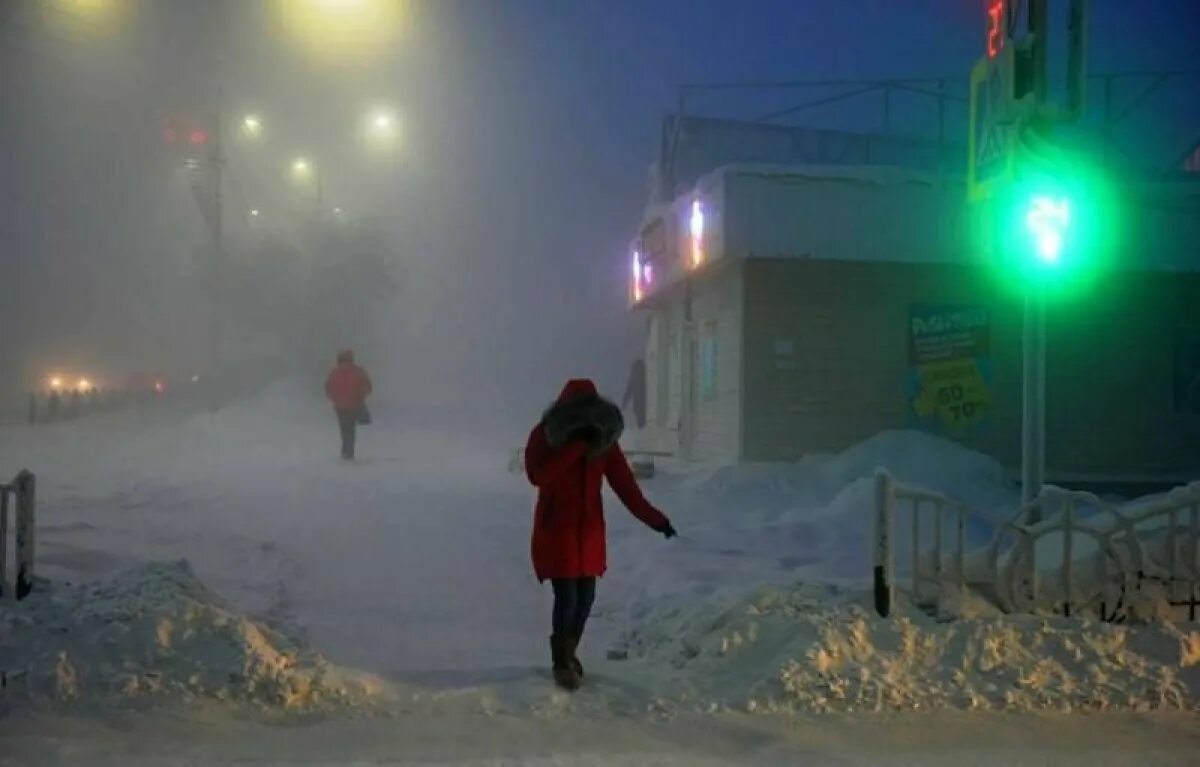 Температура в сильные морозы