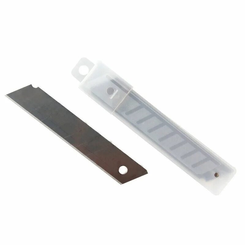 Купить лезвия для ножа 18 мм. Лезвие запасное для ножей Attache 18мм 10шт./уп.пластиковый футляр. Лезвие запасное для ножей 18мм 10шт./уп. Attache. Лезвия для ножа 18мм (10шт) Fit, uspex. Лезвия для ножей 18мм Attache комплект 10шт в пластиковом пенале 882896.