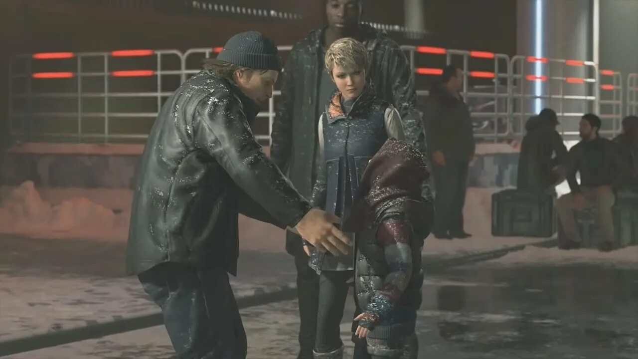 Todd human. Тодд Детройт. Алиса и Тодд. Detroit become Human Todd and Alice. Детройт Тодд на вокзале.