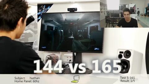Купил монитор 165 герца а показывает 144