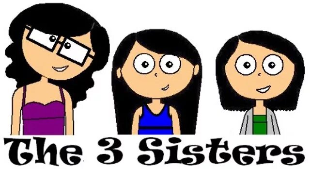 Her sister s friend. Три сестры надпись. Сестра Найса. Лица сестёр the sister.