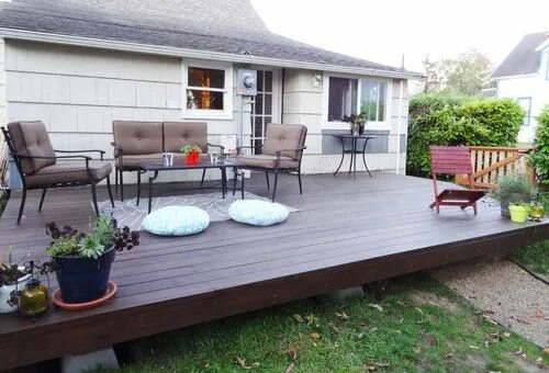 Terrace & Planters Made From Pallets * 1001 Pallets Easy landscaping, Easy backy