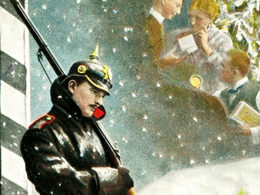 Рождество 1914. Новогоднее перемирие 1914. рождество первая мировая. рождество на фронте.