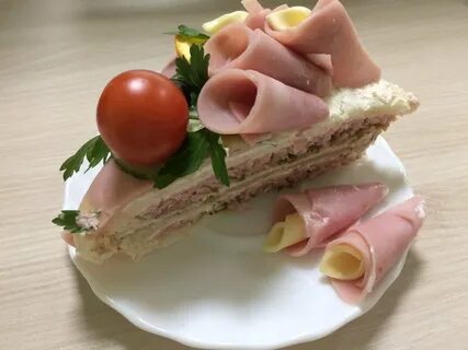 Колбасный торт рецепт
