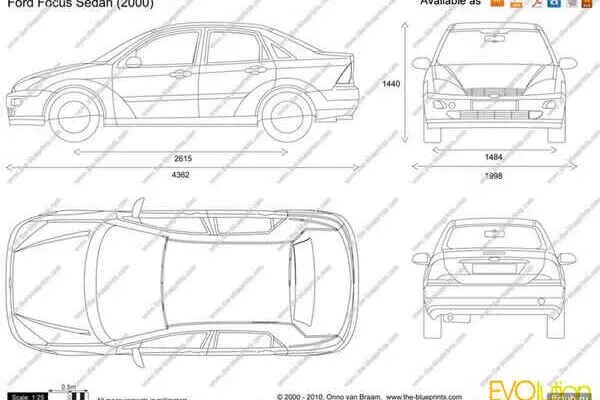 Габариты фокус 2. Ford Focus 2 Рестайлинг чертеж. Ford Focus 2 седан габариты. Габариты Форд фокус 2 седан габариты. Ford Focus II 2010 чертеж.