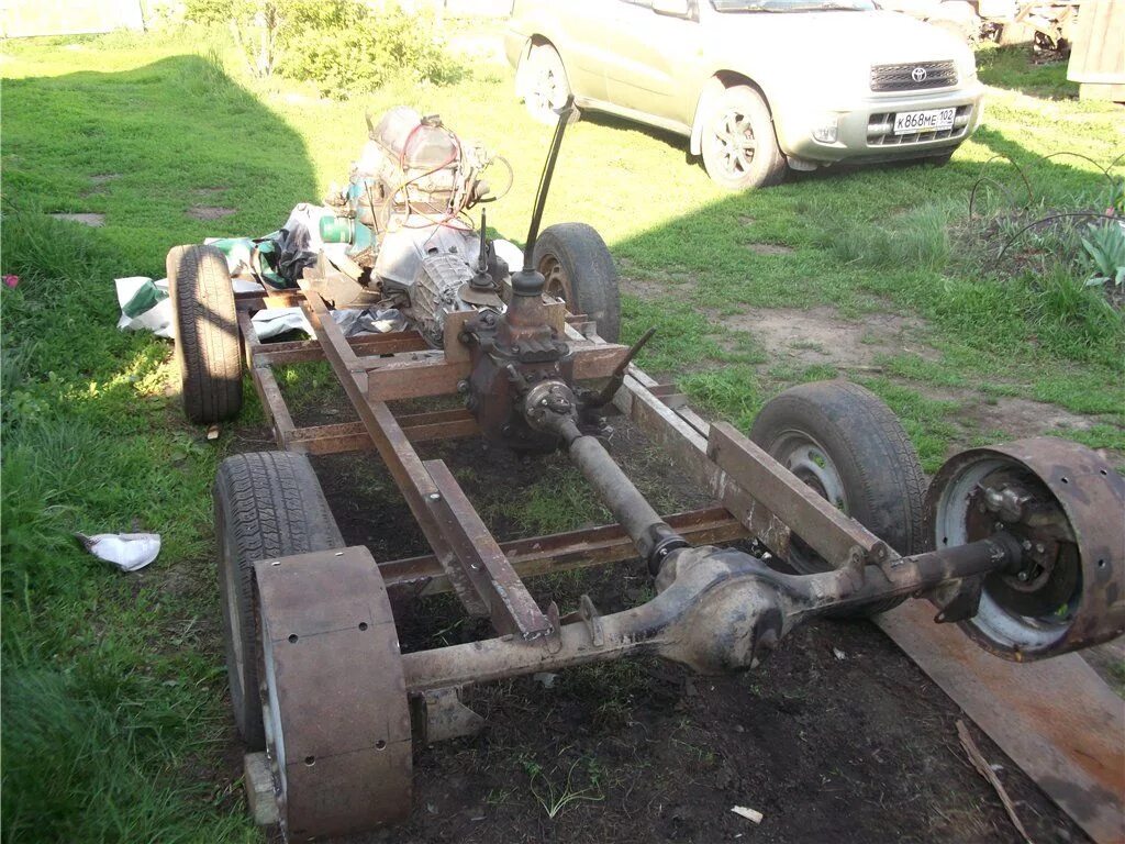 Изготовление самодельного гусеничного трактора из автомобиля жигули Папа может или как умельцы создают самодельные тракторы на курской земле с карти
