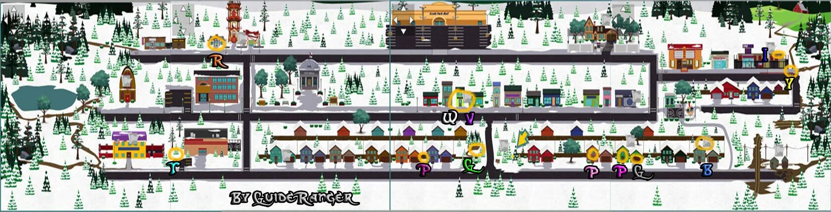 Южный парк карта города. Южный парк глобальное потепление. South park карты. South park карты. Саус парк 2 дня до послезавтра.