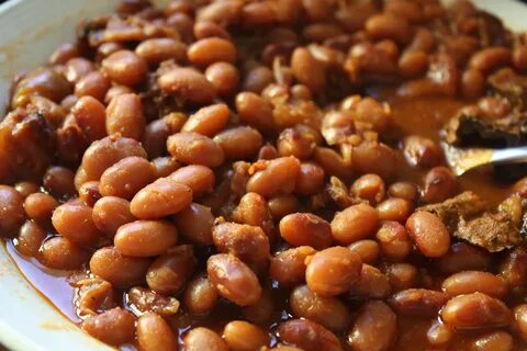 Maple chipotle baked beans.