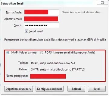 Setup emails
