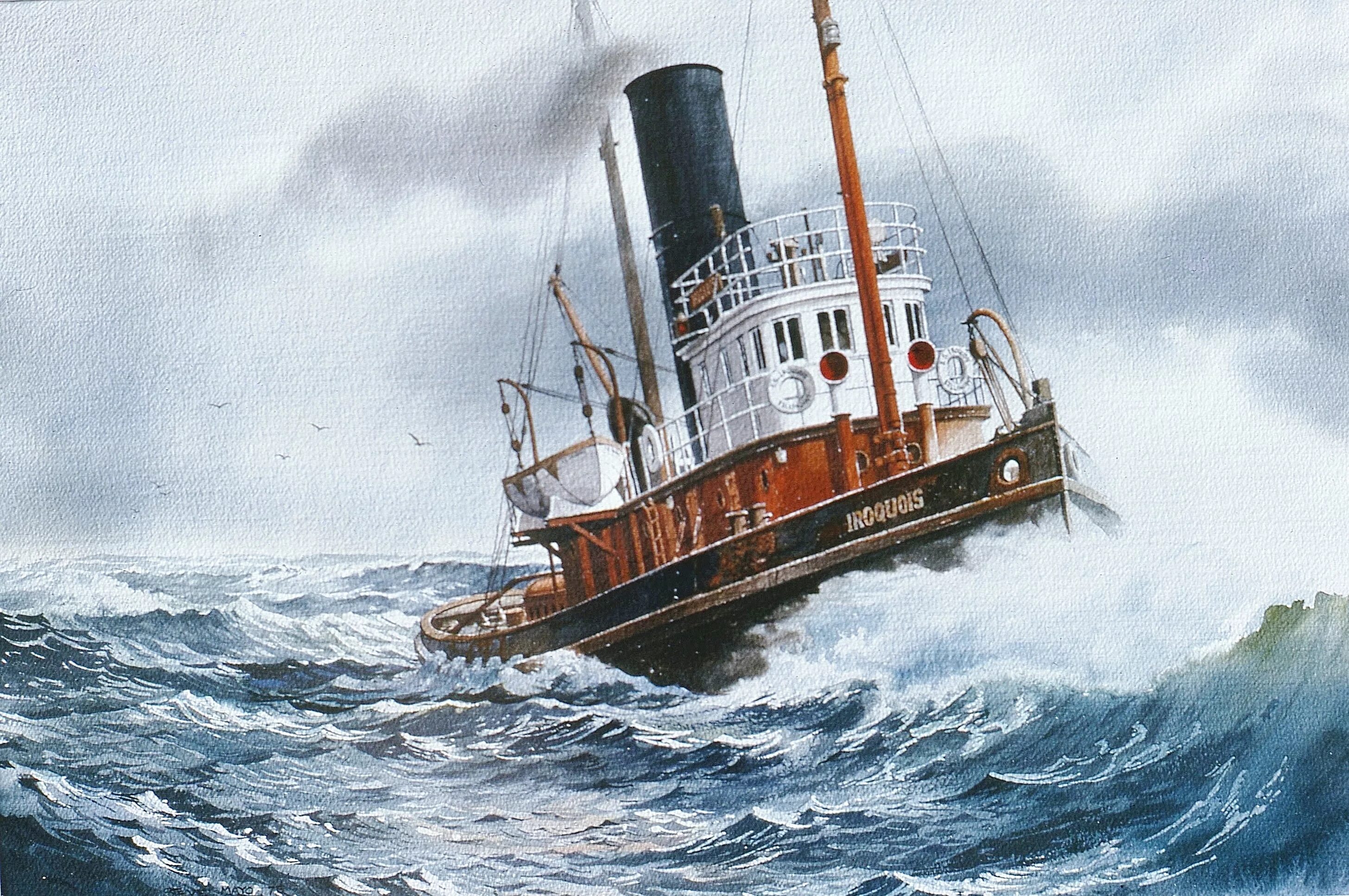 Картина пароходов