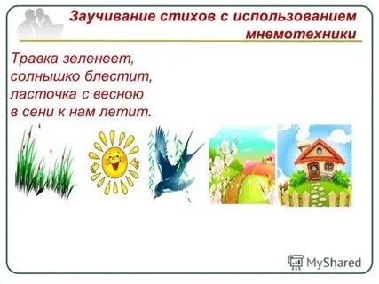 Учим стих травка зеленеет солнышко блестит