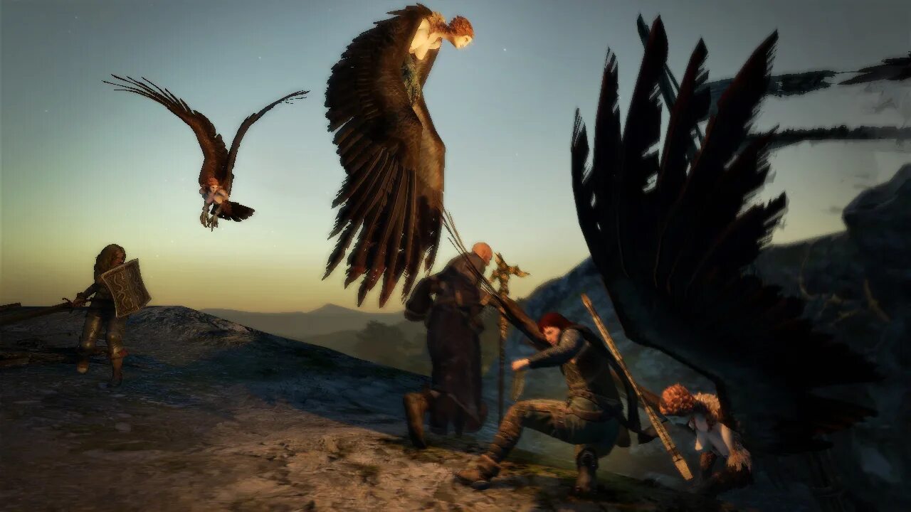 Драгон Догма гарпии. Драгонс Догма 2 Гарпия. Dragon's Dogma Эш. Драгонс Догма 2 геймплей.