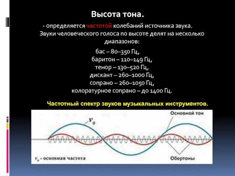 Тона колебаний. Тембр тоны обертоны. Тон колебаний это. Высота тона определяется частотой колебаний. Тона колебаний.