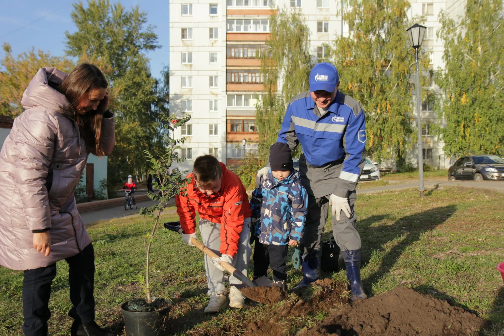 Работа в зеленом городе