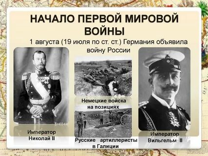1 мировая годы кто воевал