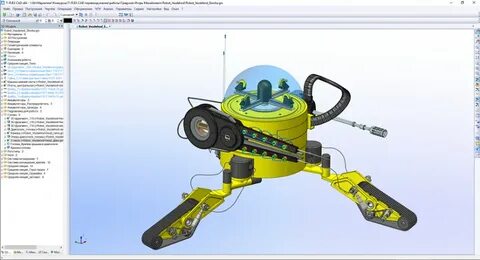 Простые модели роботов с элементами управления 6