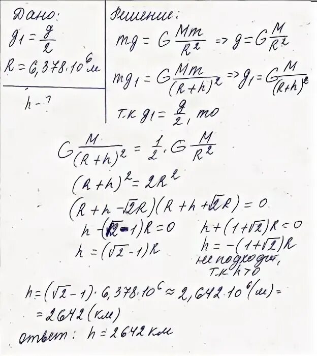 Высота через ускорение свободного. На какой высоте над поверхностью земли ускорение свободного. Ускорение свободного падения на высоте h от поверхности земли формула. Ускорение свободного падения на высоте h от поверхности земли равно. Зависимость ускорения свободного падения от высоты.