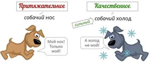 Собака имя прилагательное