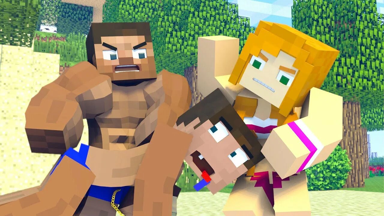 Steve and Alex. Minecraft animation Steve and Alex. Minecraft animation Alex and Steve Life.