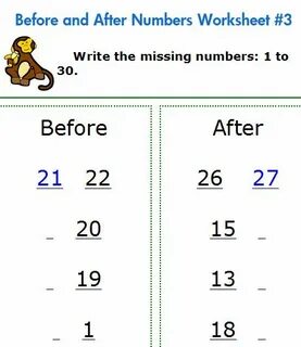 Numbers 3 grade
