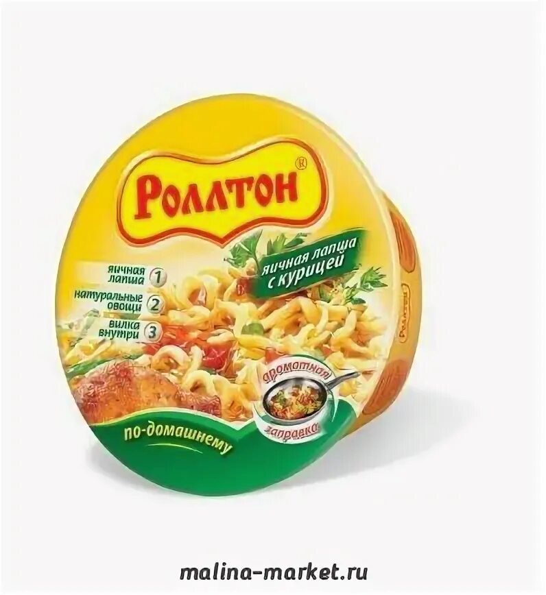 Лапша роллтон с курицей