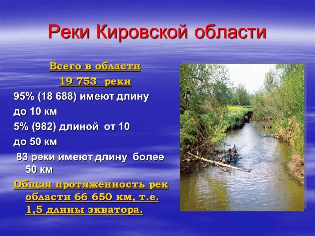 Реки и озера Кировской области. Самые большие реки Кировской области. Водные богатства Кировской области. 5 Рек Кировской области. Рекой называют водный