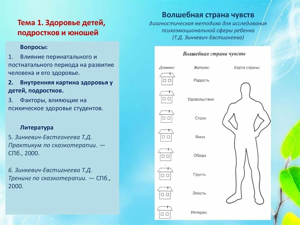 Волшебная страна методика