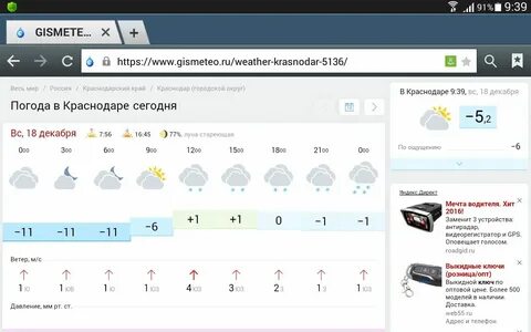 Погода в краснодарском крае в ноябре