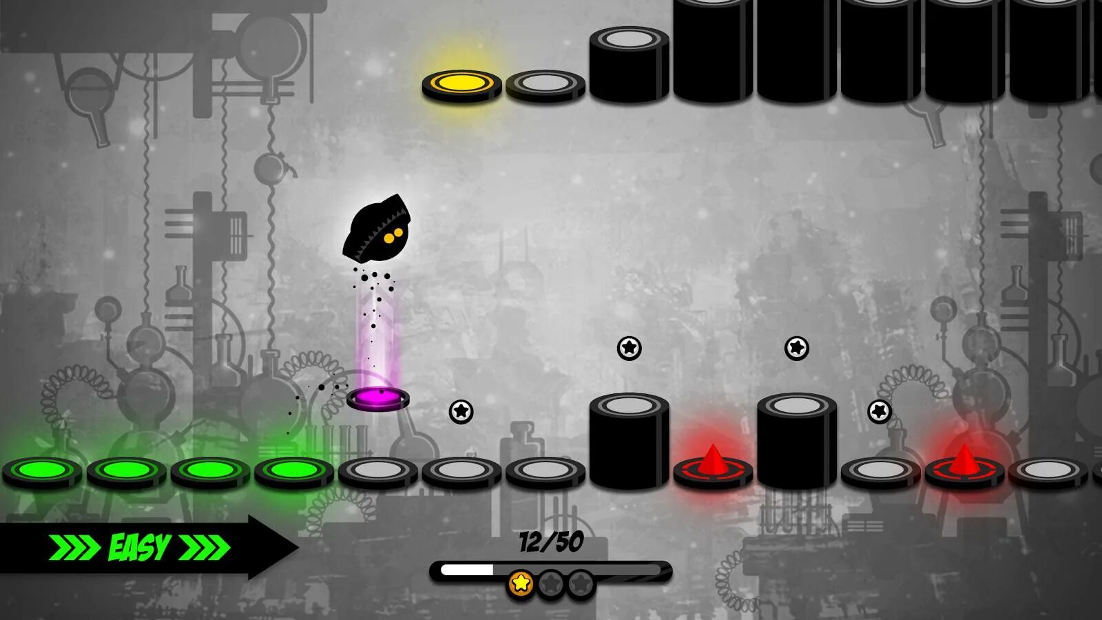 Give it up. Музыкальные игры на андроид. игра с черными шариками. give it up игра. музыкальный платформер.
