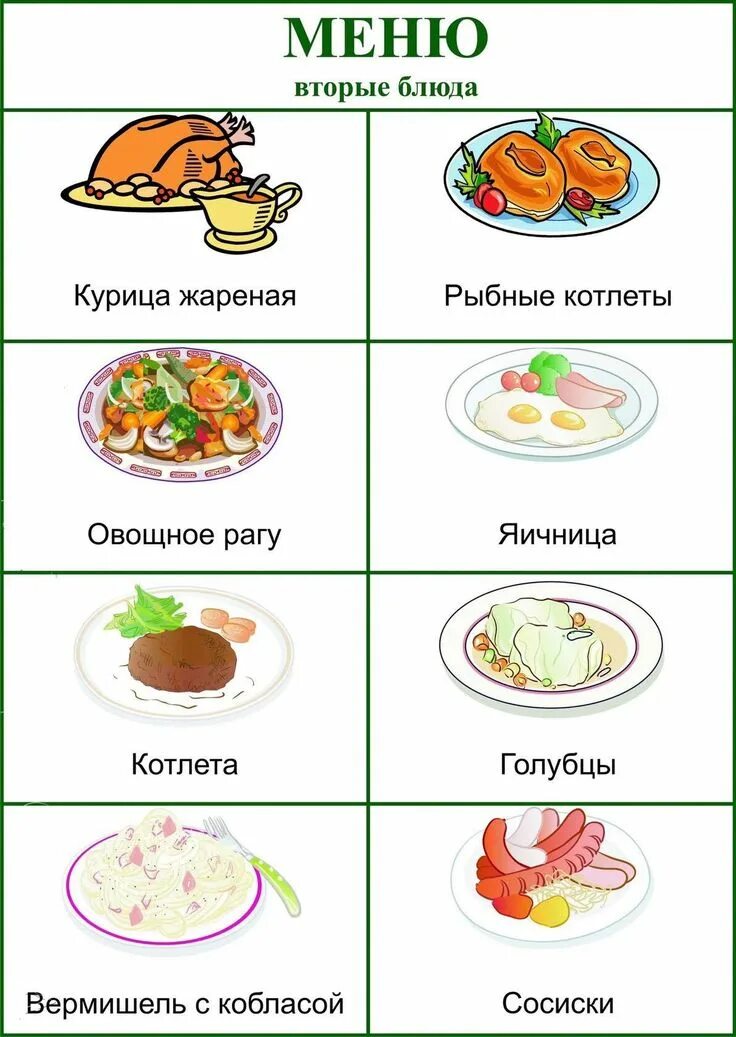 Какое блюдо выберите