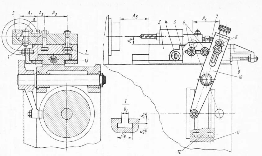 Подача прутка. Фасонно-отрезной автомат мод 1106. Токарный автомат чертеж. Приспособление для крепления с суппорту продольной подачи индикатор. Державка на токарный автомат.