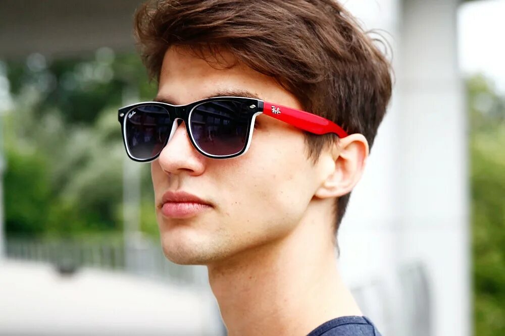 Ray ban Wayfarer. Ray ban Wayfarer красные. Ray ban 2140 Red. Ray ban 2140 Wayfarer с красными заушниками. Мужские красные очки солнцезащитные