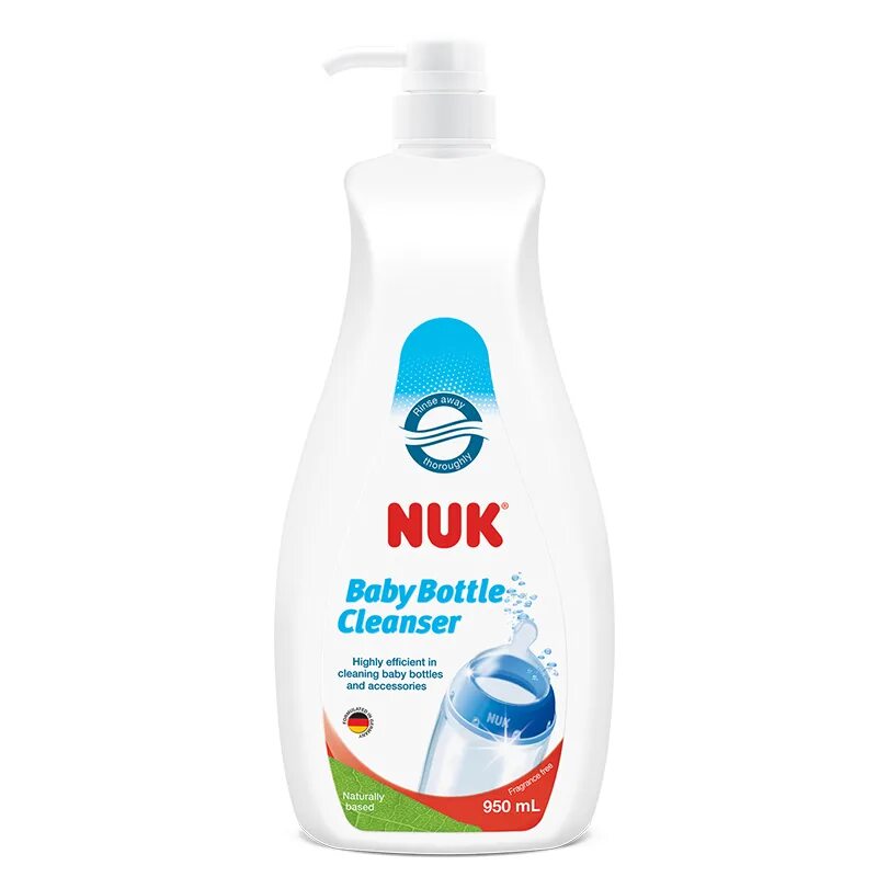 Для мытья детских бутылочек. Nuk / Baby Bottle Cleanser, 380 ml. Моющее средство для бутылочек новорожденных. Средство для мытья бутылочек для новорожденных. Nuk средство для мытья детских бутылочек Bottle Cleanser.