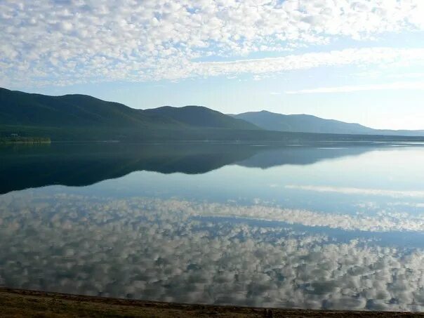 Siberia. Beautiful Green Fog Lake in the Forest Stock Photo - Image of famous, n