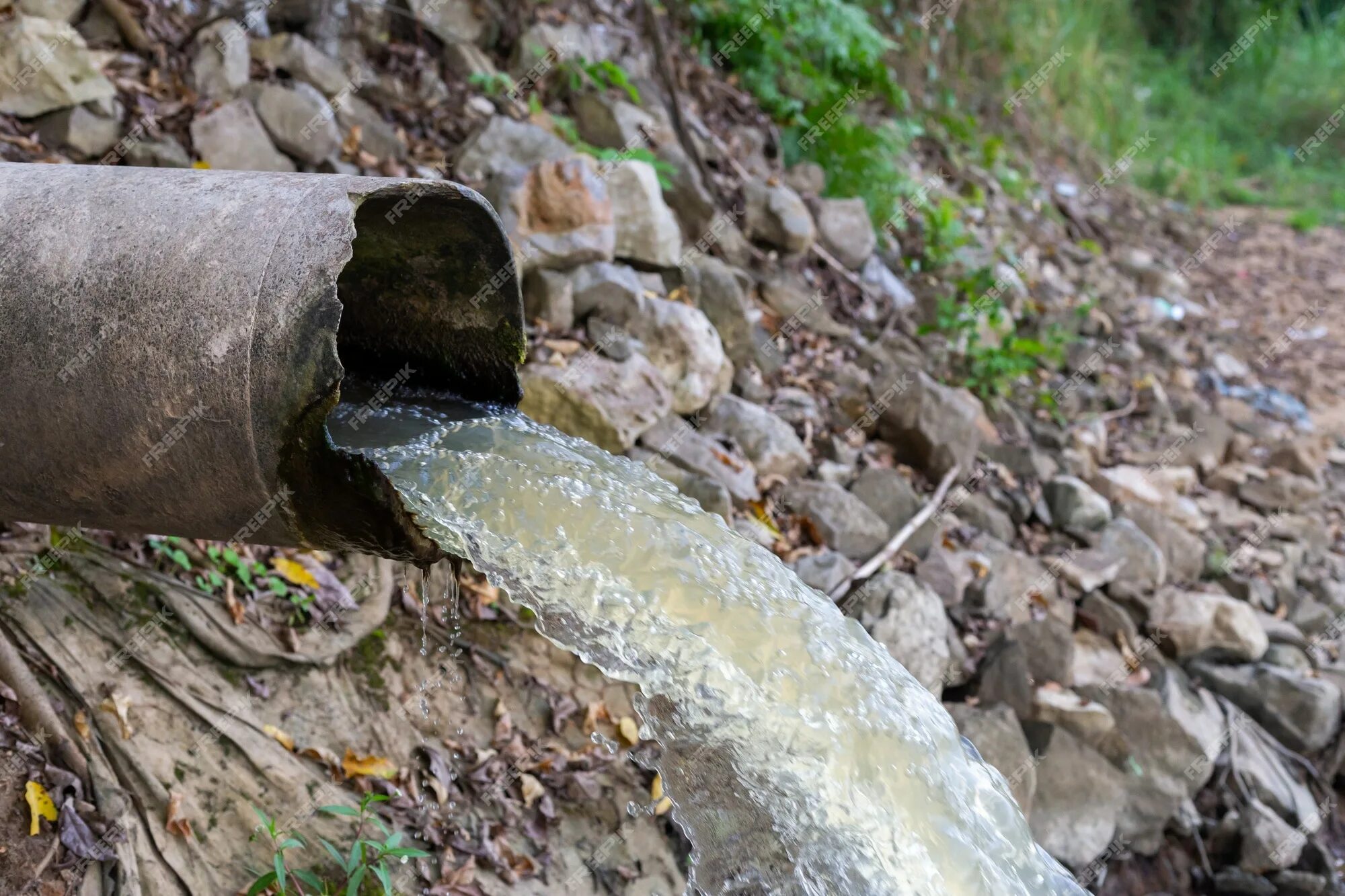 Бегу от трубы. Грязные трубы и вода. трубы загрязняющие воду. вода льется из трубы.