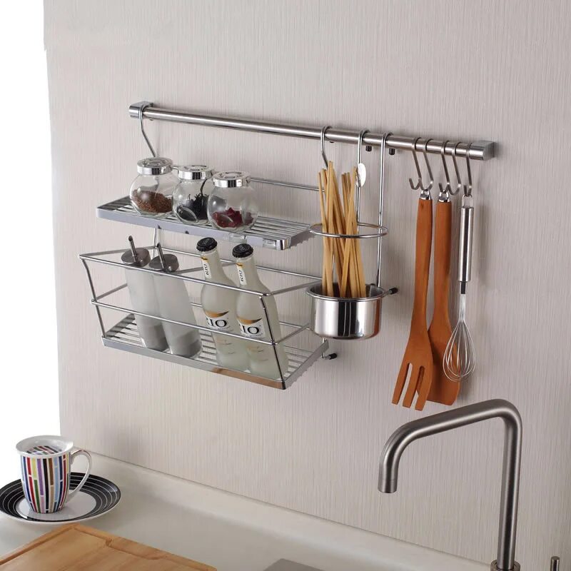 рейлинговая система bekker bk-6900. подставка для ножей и кухонных принадлежностей. удобные аксессуары. органайзер для кухонных принадлежностей. рейлинг икеа в интерьере.