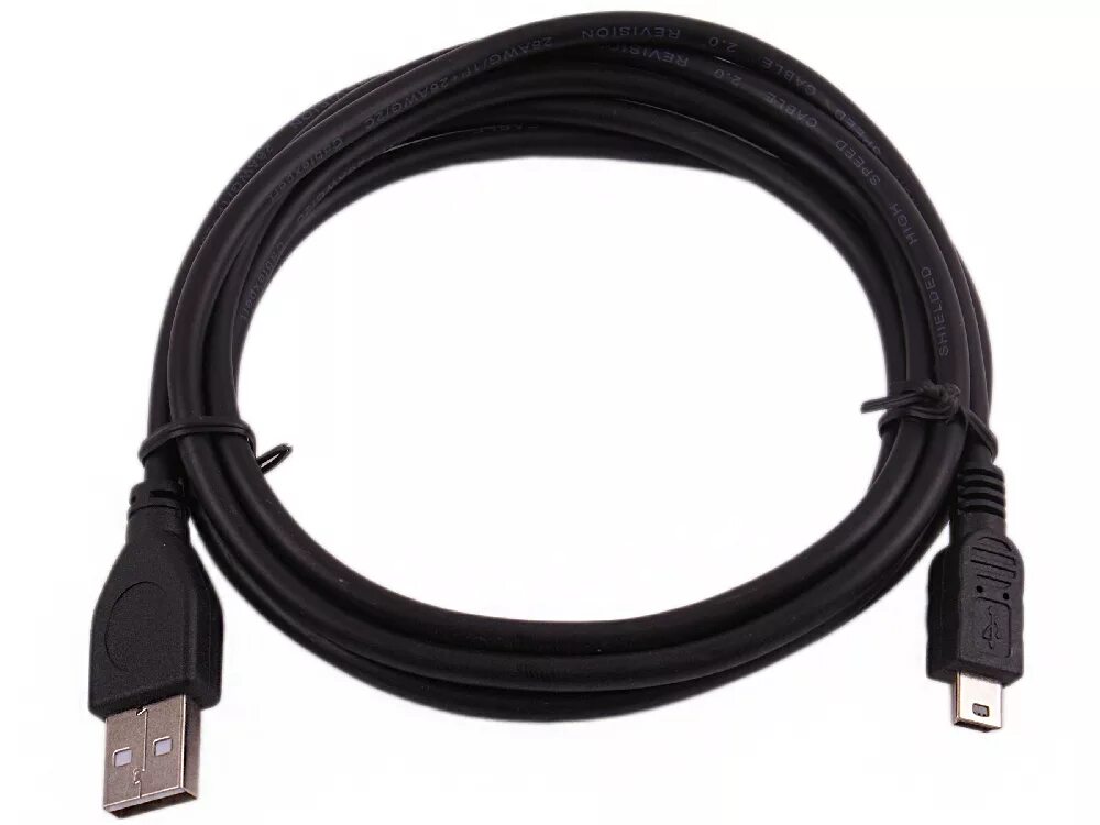 Кабель USB2.0, am/am, 1.8м.. USB 2.0 am-Minib. *Кабель USB*2.0 am-Minib Cablexpert CCP-usb2-am5p-6, экран - 1.8 метра 42017 (шт.). USB2.0 - MINIUSB2.0. Usb 1с купить