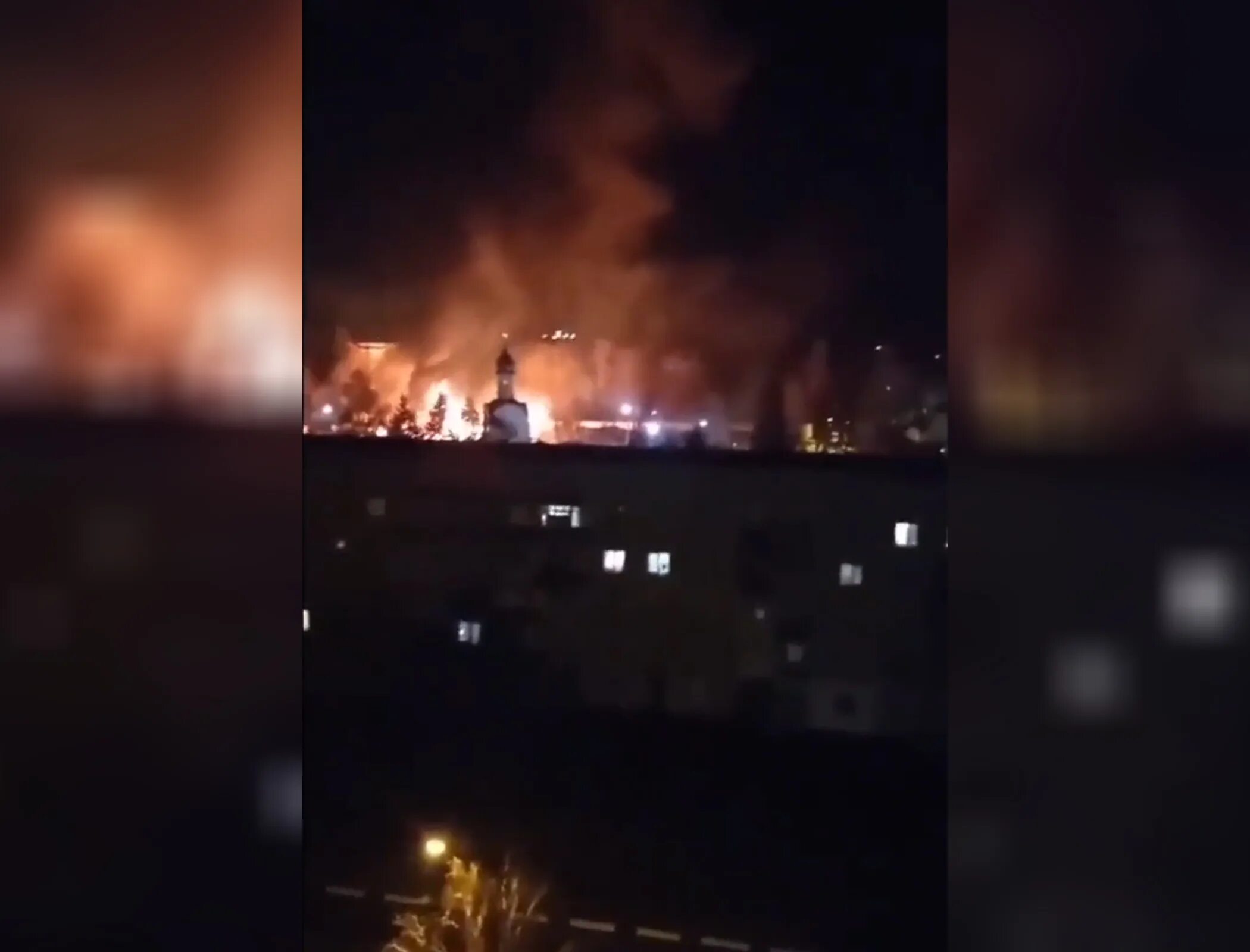 Под сумами. Ночной бой в городе города горят Украина. Ситуация в Сумах.