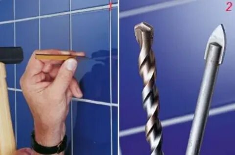 Чем сверлить плитку под дюбель