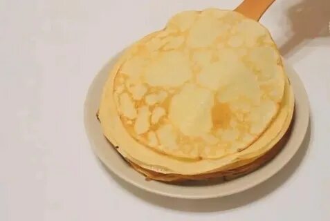 Блины с 2 яйцами на молоке