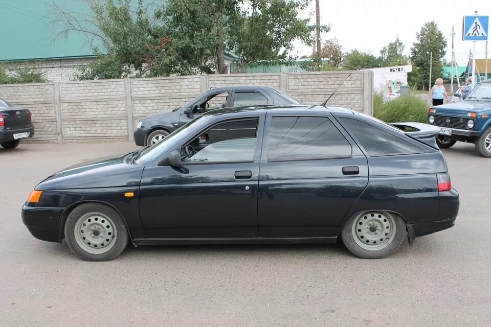 Как выглядит черная 12 сходняк бпан Lada 21124, 2008 года фотография DRIVE2